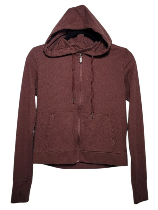 Kyodan Jackets & Blazers - Kyodan Outdoors Lightweight Athletic Zip Up Hoodie Maroon Burgundy Small
